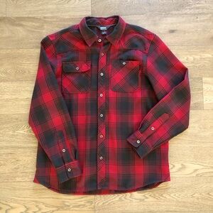 Outdoor Research “OR” Men’s Feedback Flannel Twill- Red- XL